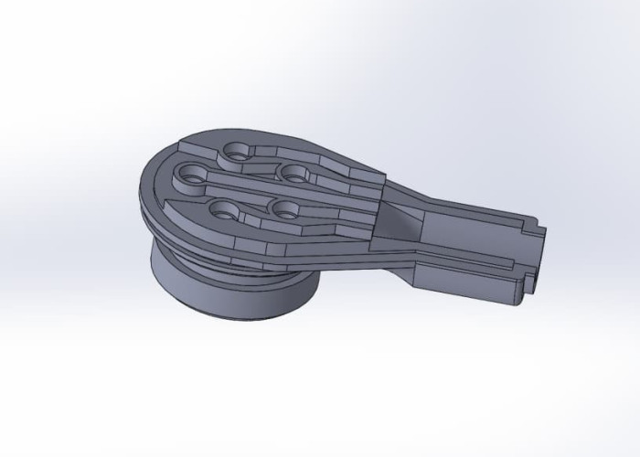 3D model of a complex shape according to a custom sample