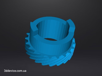 3D model of a gear