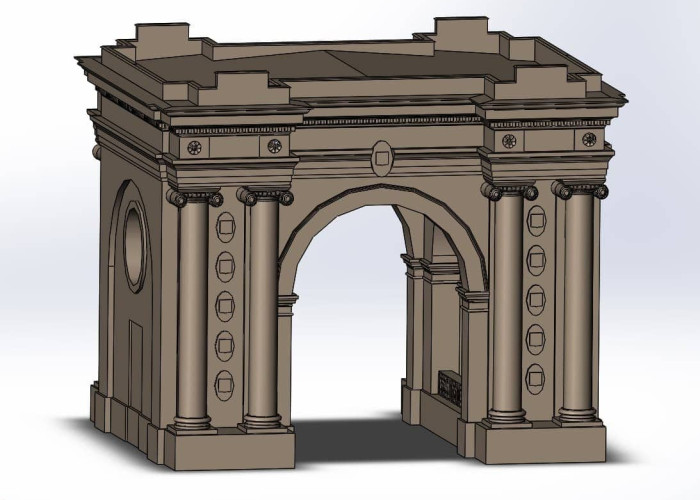 3D modeling of architectural elements