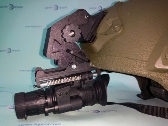 3D modeling and 3D printing of mount for night vision device