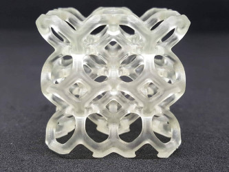 Flexible translucent lattice model printed with SLA technology from flexible resin | Expert-3DPrinter