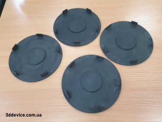 Car rim covers on Formlabs Fuse SLS 3D printer