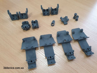 3D printing of rigid elements of complex shape
