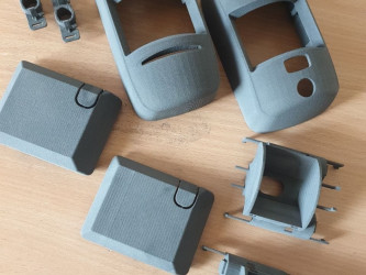 SLS printing of an electrical appliance housing in the USA, Nylon 12 Powder