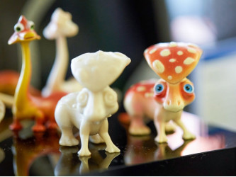3D printing from resin on a Formlabs printer with painting