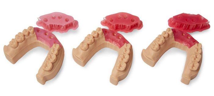 SLA 3D printing in dentistry: Soft Tissue Kit with pigments for printing colored parts of the patient's soft tissues