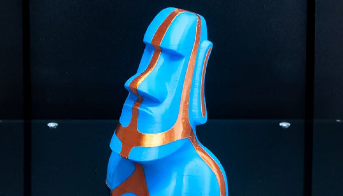 Dual-extruder FDM 3D printing on the KLEMA Twin 250 Pro 3D printer