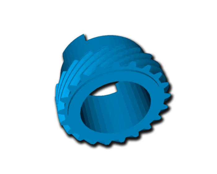 3D model of a gear