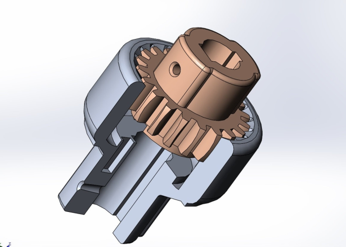 3D model of a gear